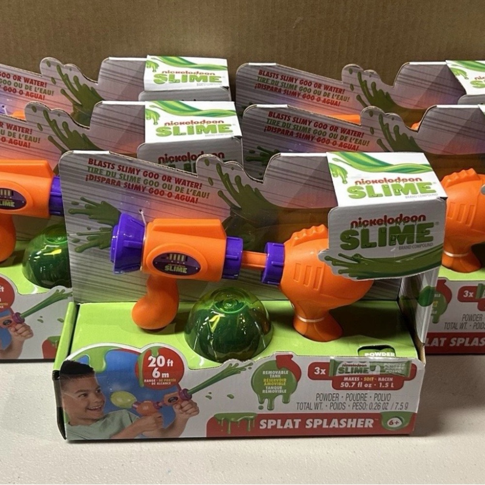 Nickelodeon Slime Splat Blaster - Lot of 5 BRAND NEW